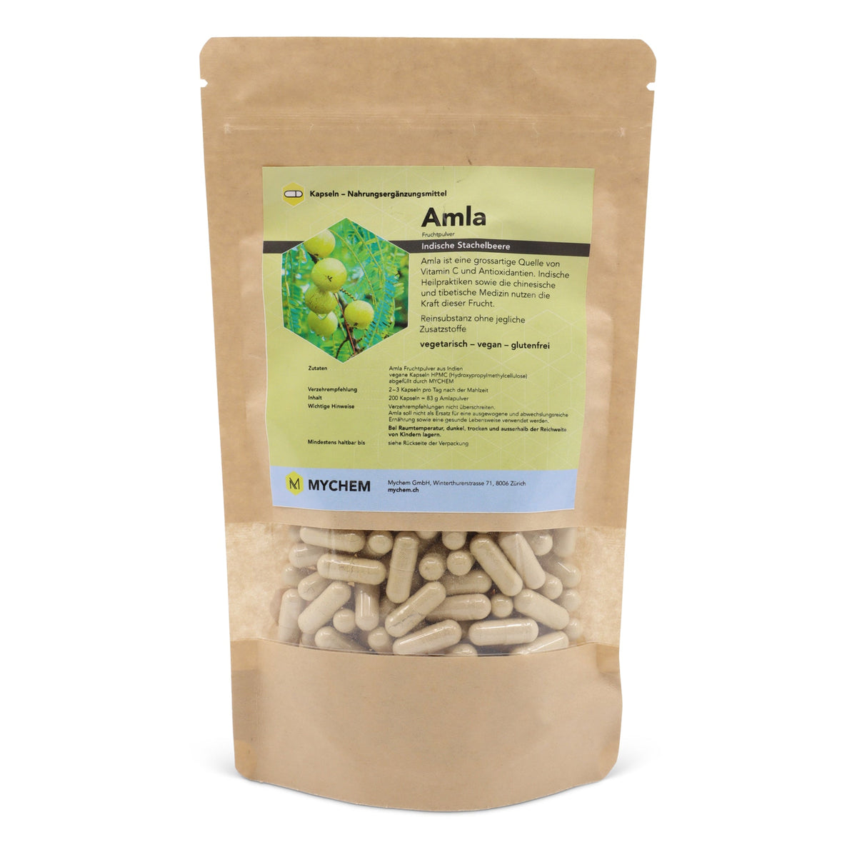 Amla Kapseln, bio, vegan