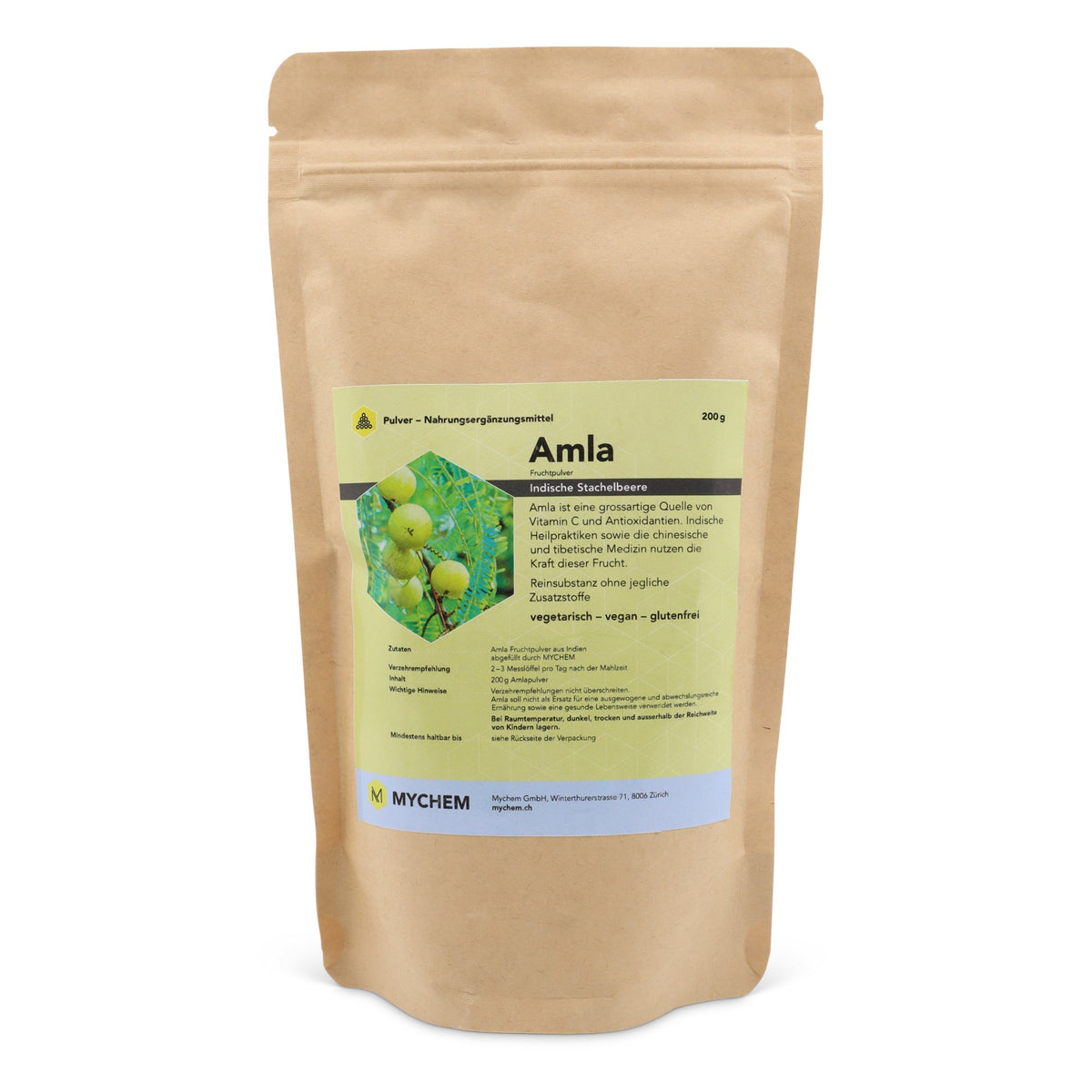 Amla Pulver, bio, vegan