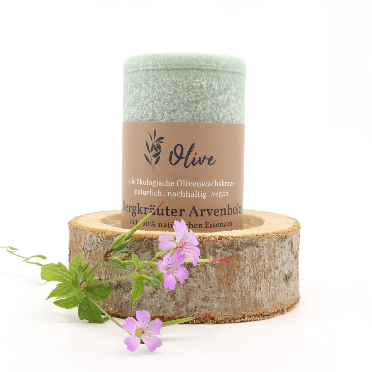 Bergkräuter-Arvenholz Duftkerze