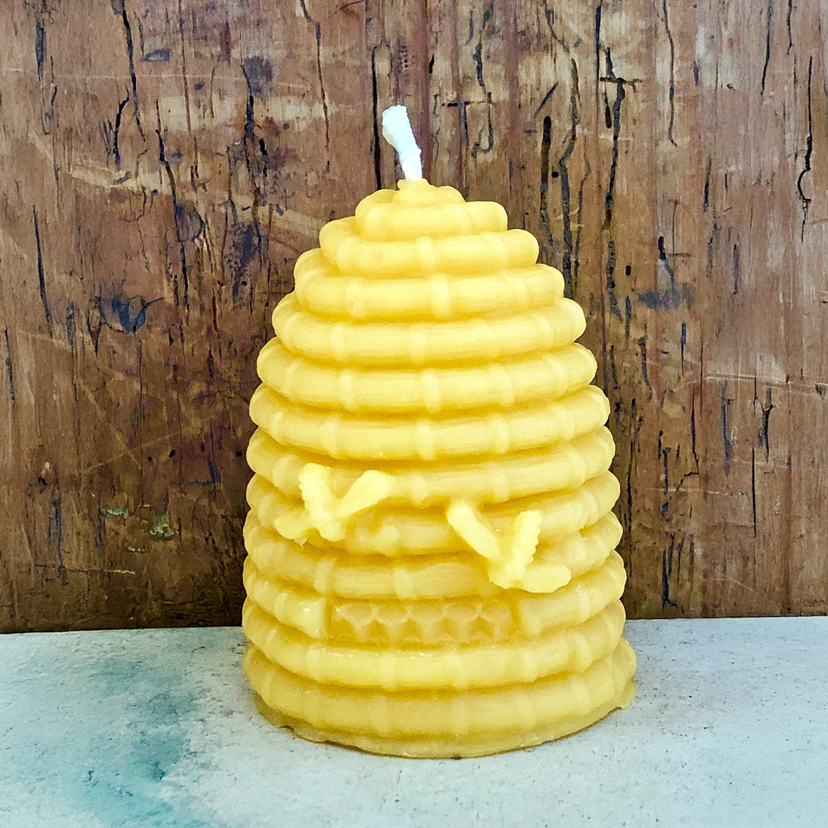 Kerze Bienenkorb, Bienenwachs