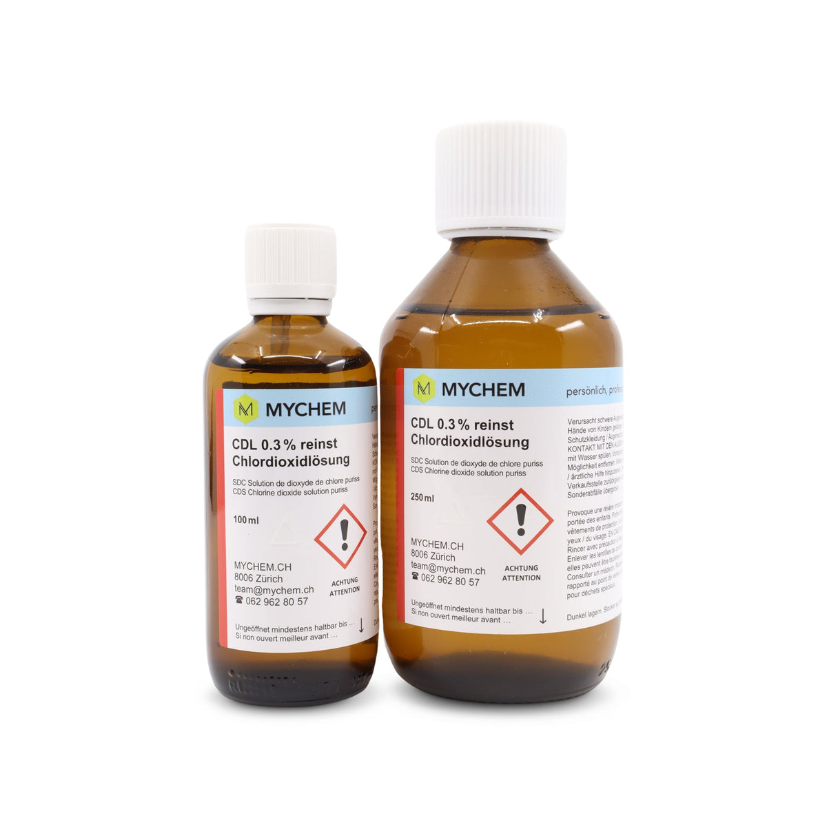 CDL Chlordioxidlösung reinst 0,3% in höchster Qualität