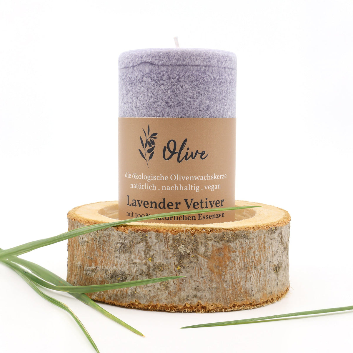 Lavendel-Vetiver Duftkerze