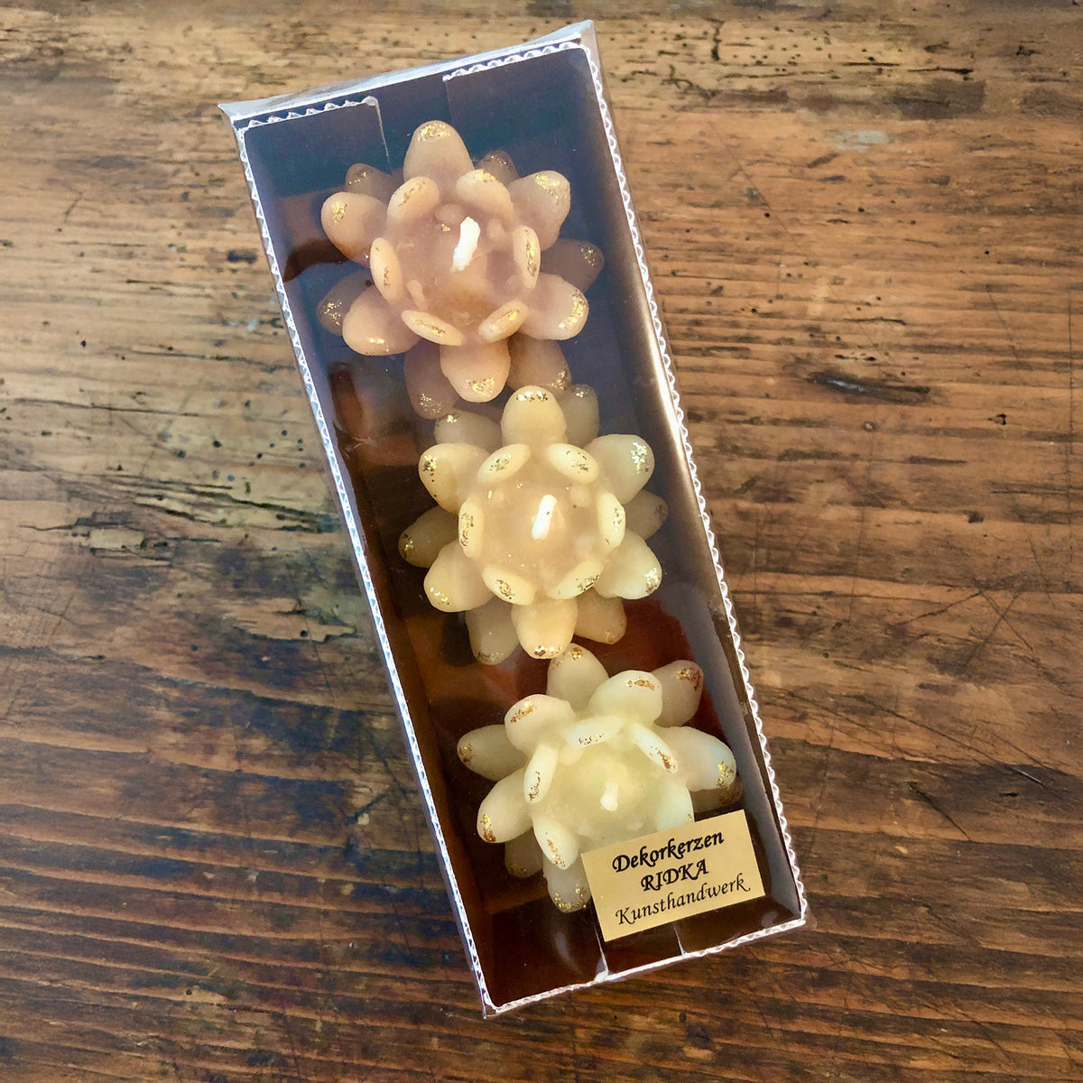 Schwimmkerzen Seerose, Bienenwachs