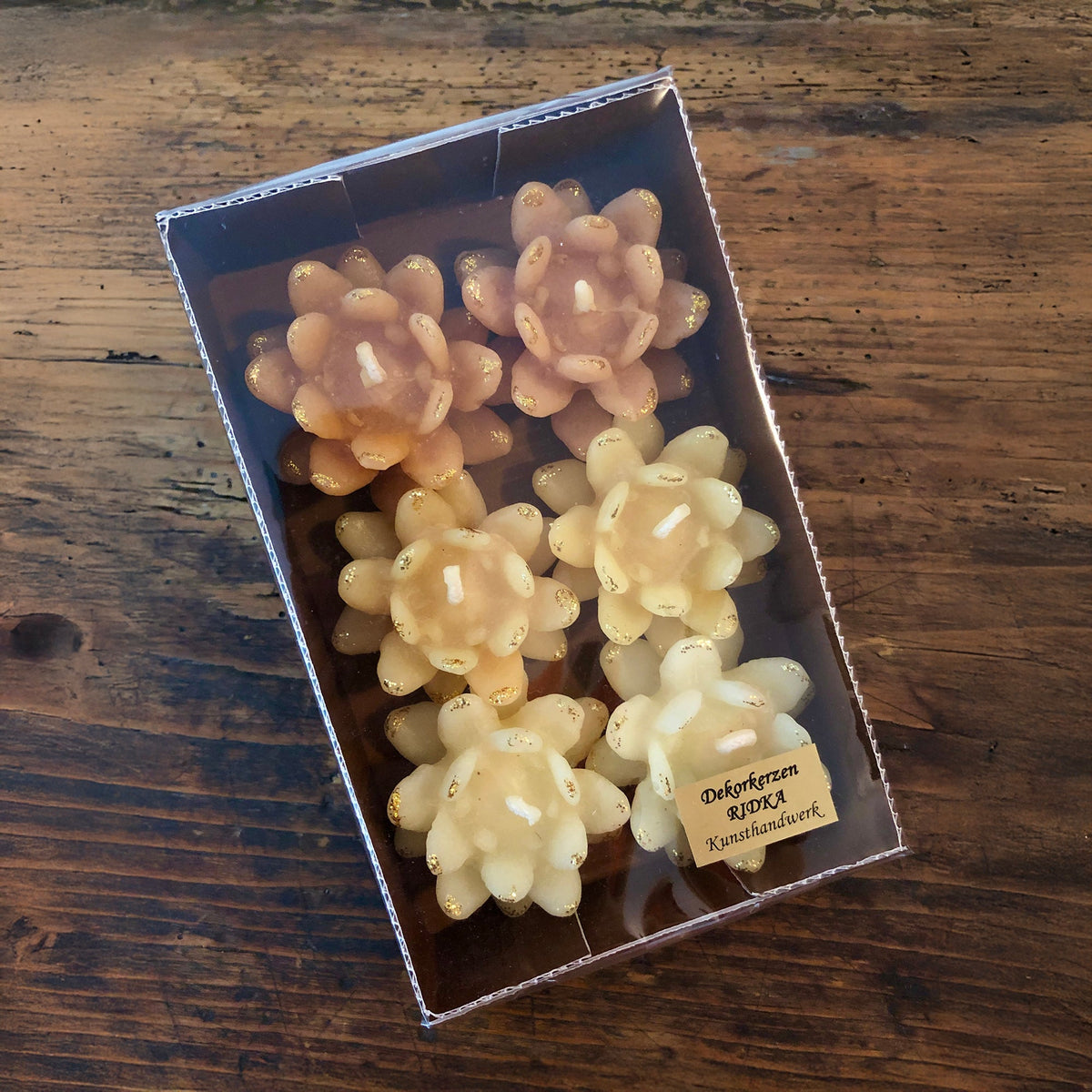 Schwimmkerzen Seerose, Bienenwachs