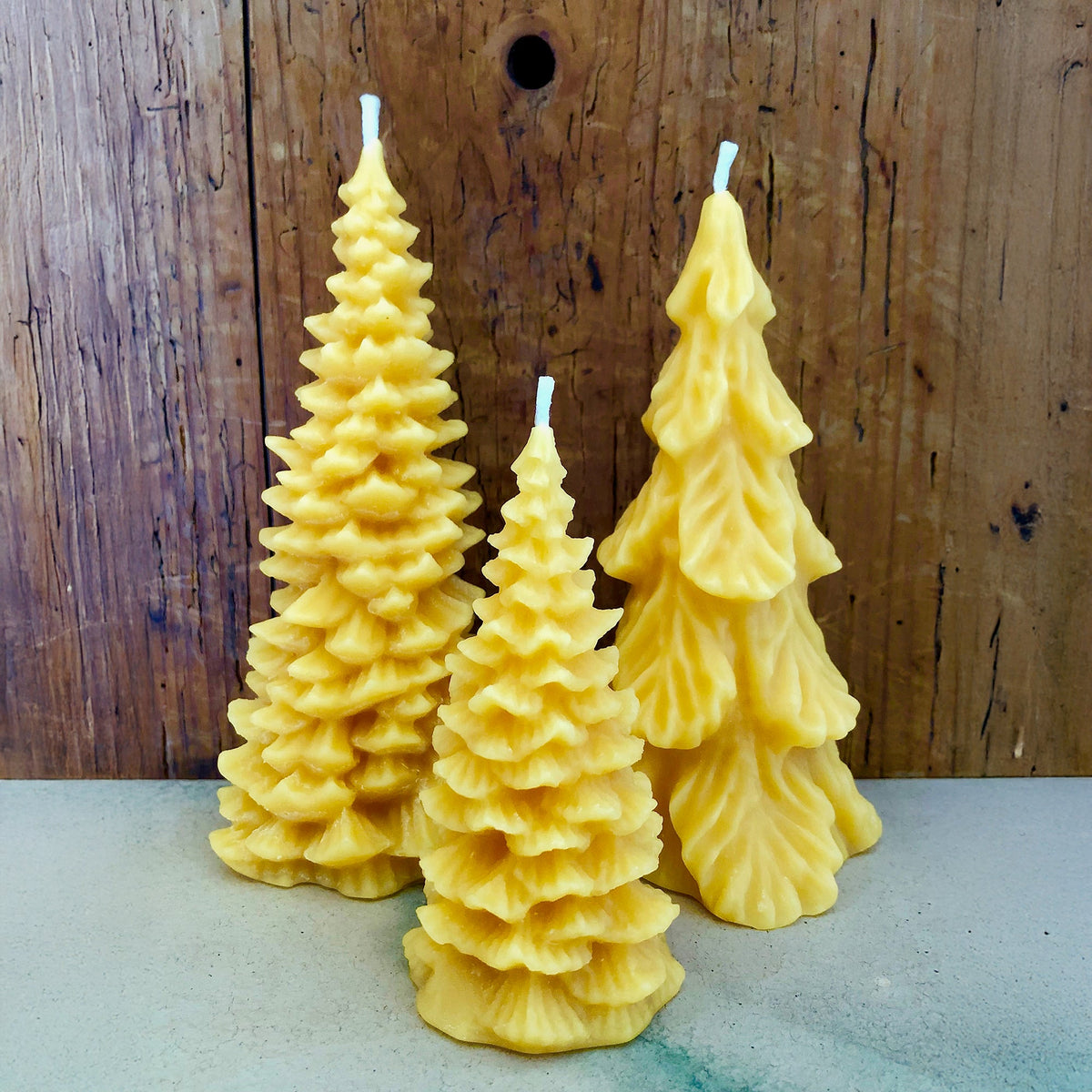 Kerze Tanne, Bienenwachs