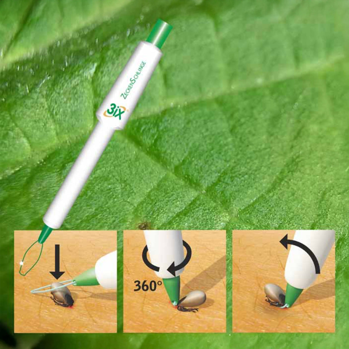 Zecken-Schlinge 3iX das Original