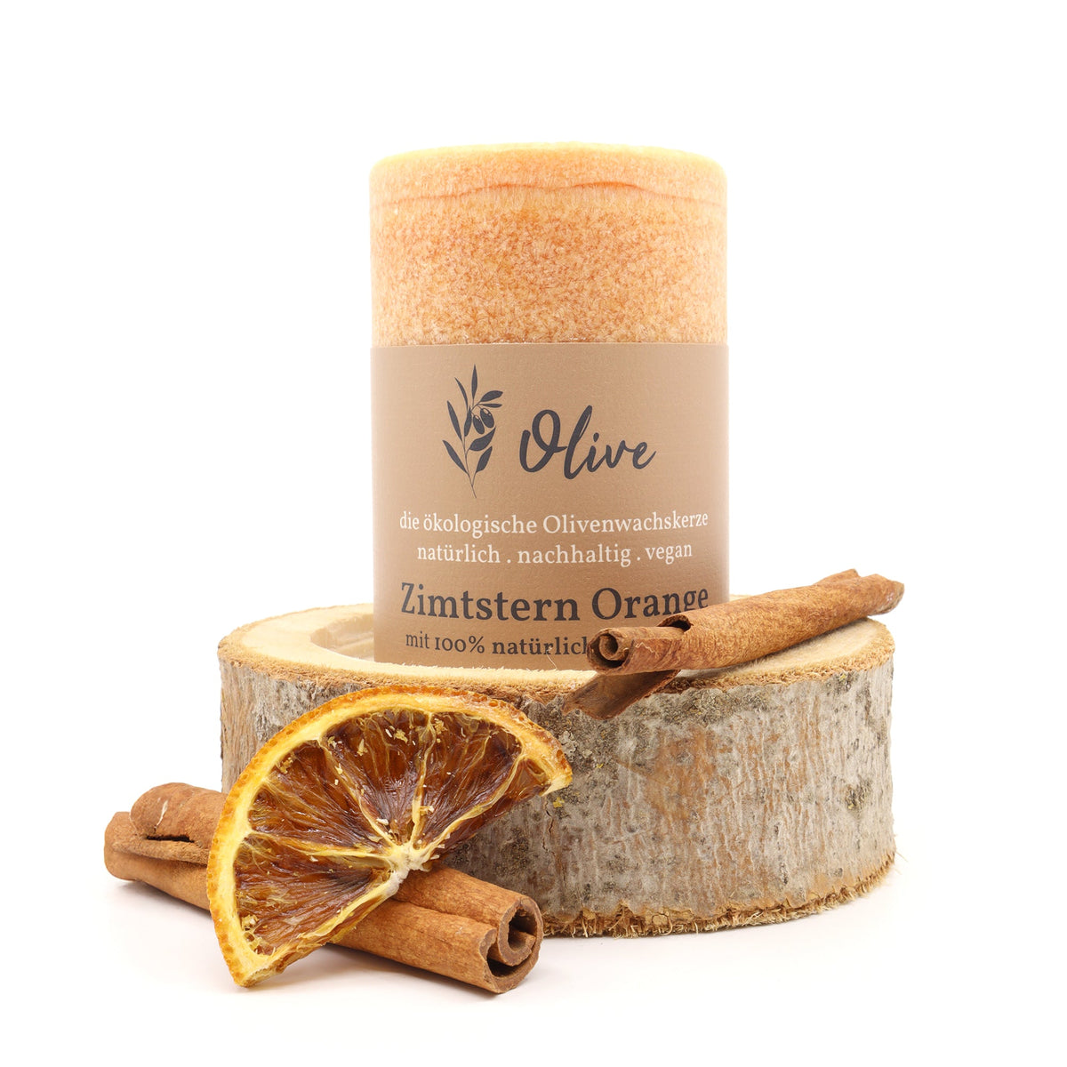 Zimtstern-Orange Duftkerze